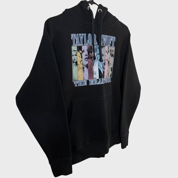 Taylor Swift The Eras Tour Concert Hoodie Sweatshirt Black Women's Size Small - Picture 3 of 13